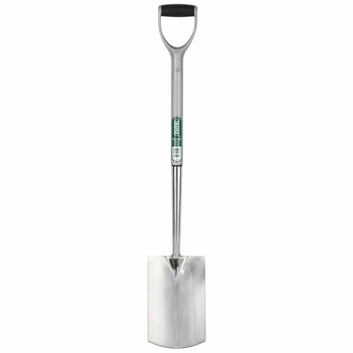 DRAPER 83754 - Extra Long Stainless Steel Garden Spade with Soft Grip - weedfabricdirect