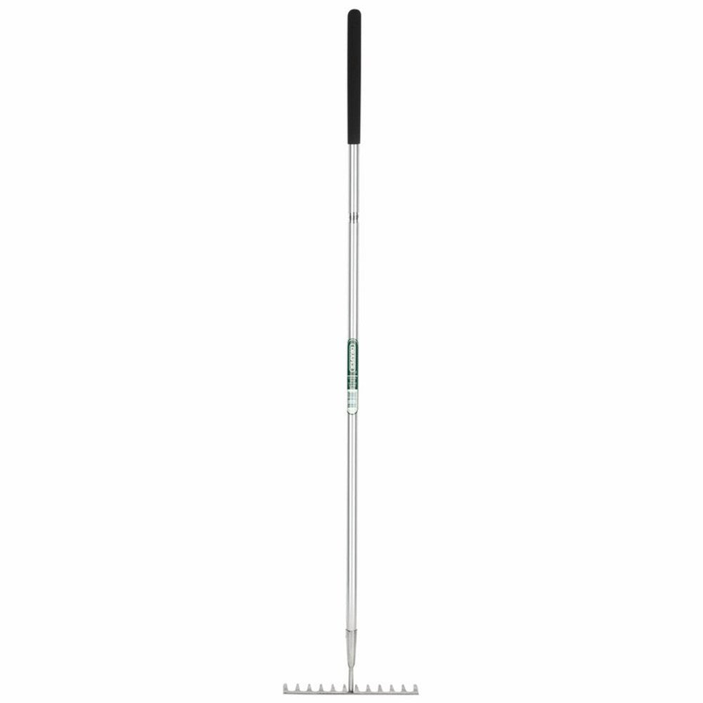 DRAPER 83759 - Stainless Steel Soft Grip Garden Rake - weedfabricdirect