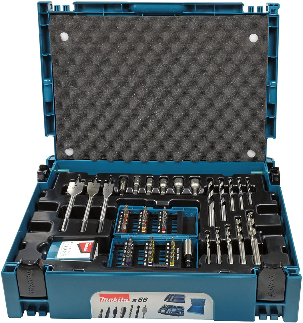 MAKITA B-43044 66 PIECE Drill & Bit  Set in MACPAC Case