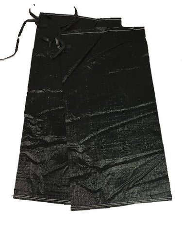 Yuzet Woven Sandbag Black - 100 Pack - weedfabricdirect