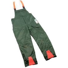 Load image into Gallery viewer, DRAPER (ALL SIZES) Chainsaw Trousers Green EN381 standards and KWF approved - weedfabricdirect

