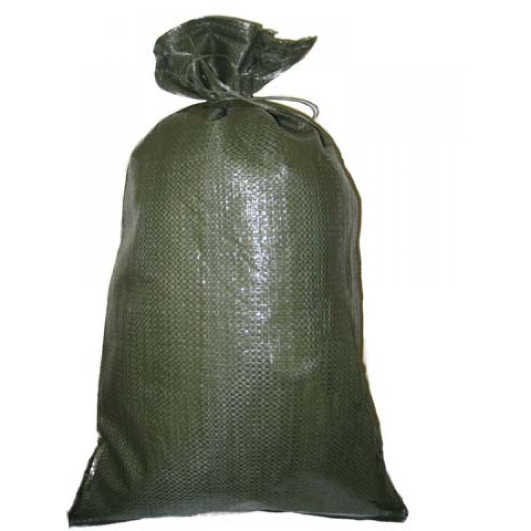 Yuzet Woven Sandbag Green - 100 Pack - weedfabricdirect