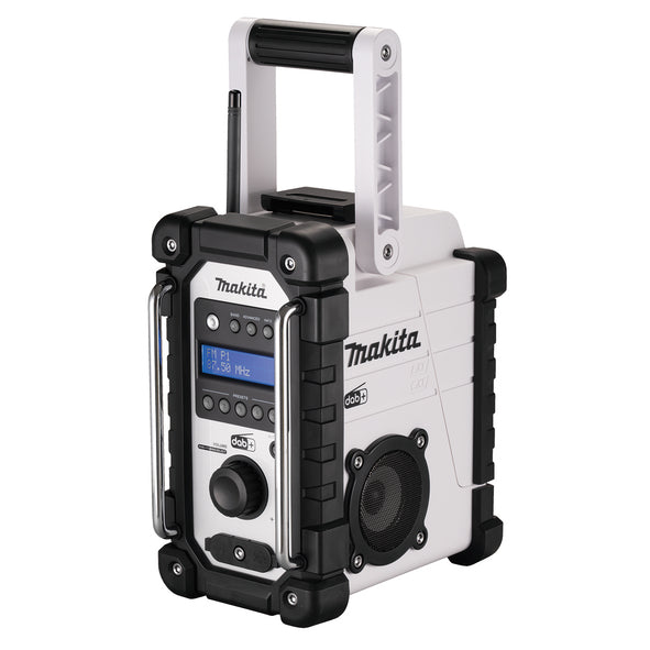 Makita DMR110W 18V LXT DAB+ Digital Job Site Radio White Bare Unit