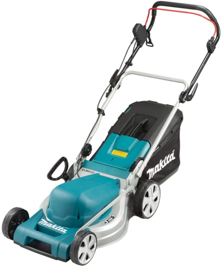 Makita ELM4121X Electric 240v Lawn Mower - 41cm Cut Corded - weedfabricdirect