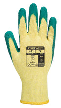 Load image into Gallery viewer, PORTWEST A150 - All Colours/Sizes Classic Grip Glove Latex garden work Builder PPE
