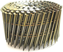 Load image into Gallery viewer, Tacwise 1074 Type 2.5 x 64 mm Bright Flat Top Coil Nails 16d Wire Collated 9000
