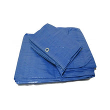 Load image into Gallery viewer, 10 x Yuzet Blue 2.7m x 3.5m Heavy Duty Waterproof Tarpaulin Ground Sheet Cover
